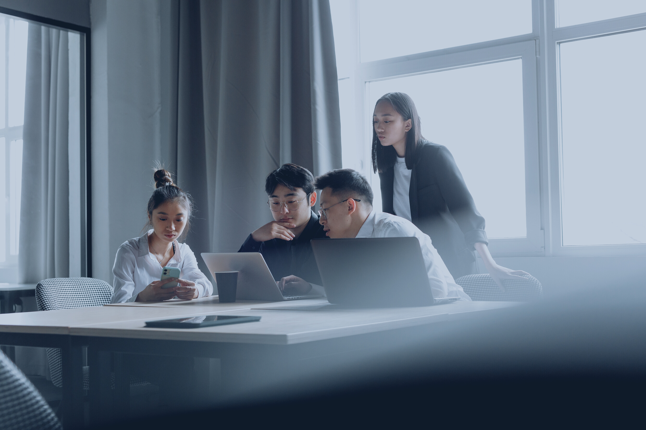 Office Team Working Together